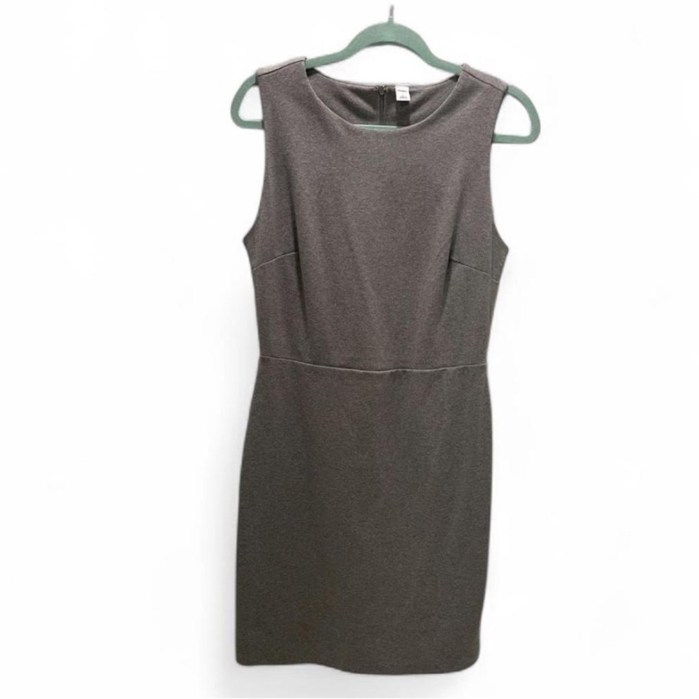 Old Navy Grey Sleeveless Pencil Dress